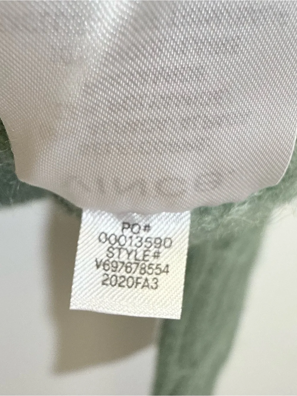 Vince Twisted Chain Turtleneck Sweater Jadeite Green XS Alpaca Wool